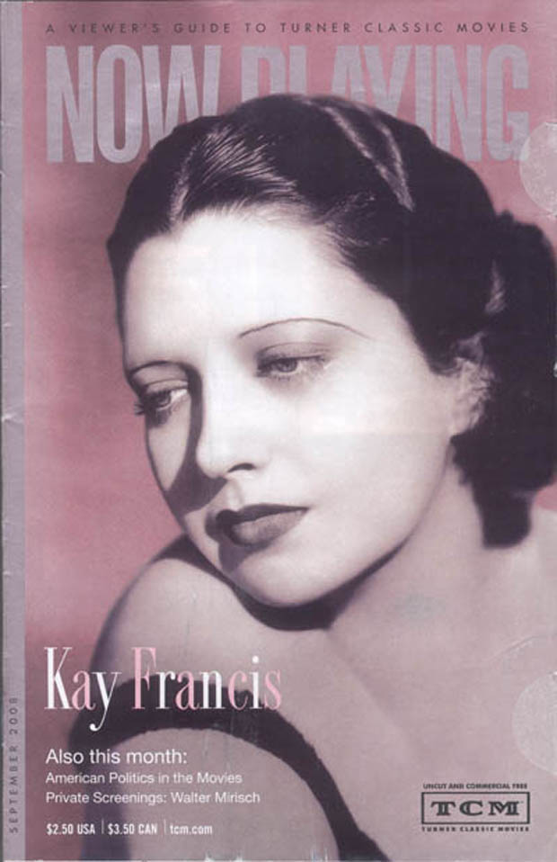 Now Playing Guide Cover Kay Francis