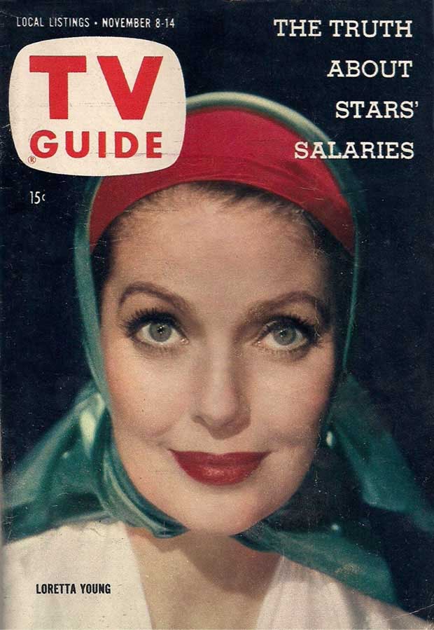 1958 Loretta Young TV Guide Cover