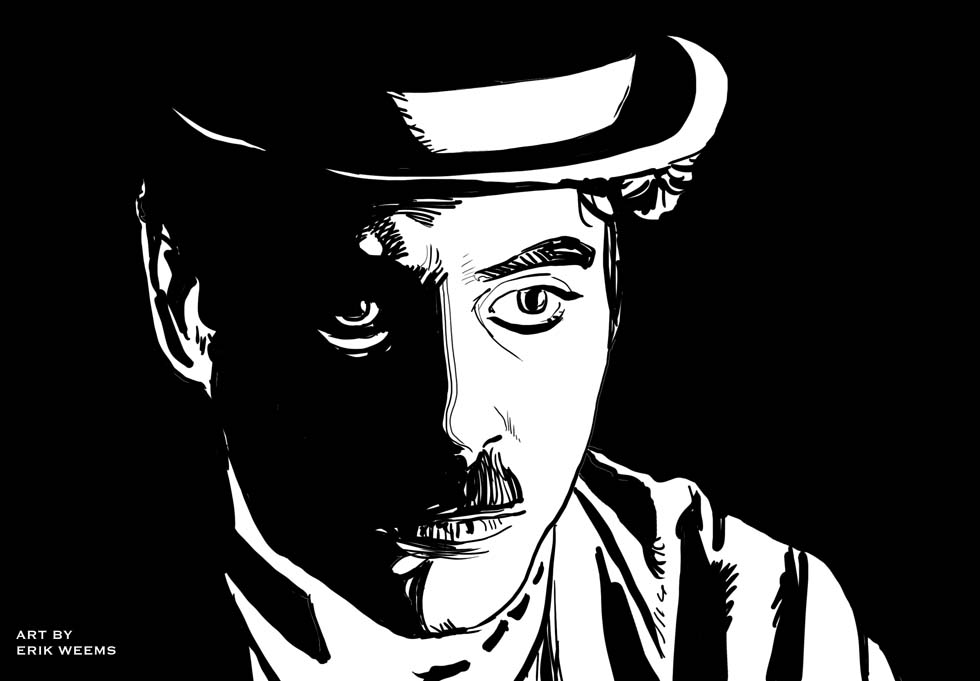 Chaplin Robert Downey Jr 1992 - Art by Erik Weems