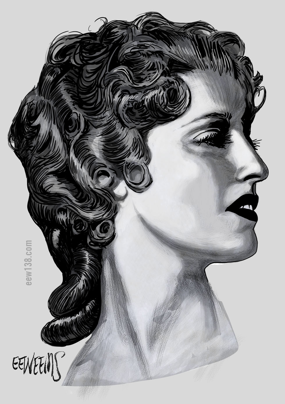 Jeanette MacDonald art by Erik Weems