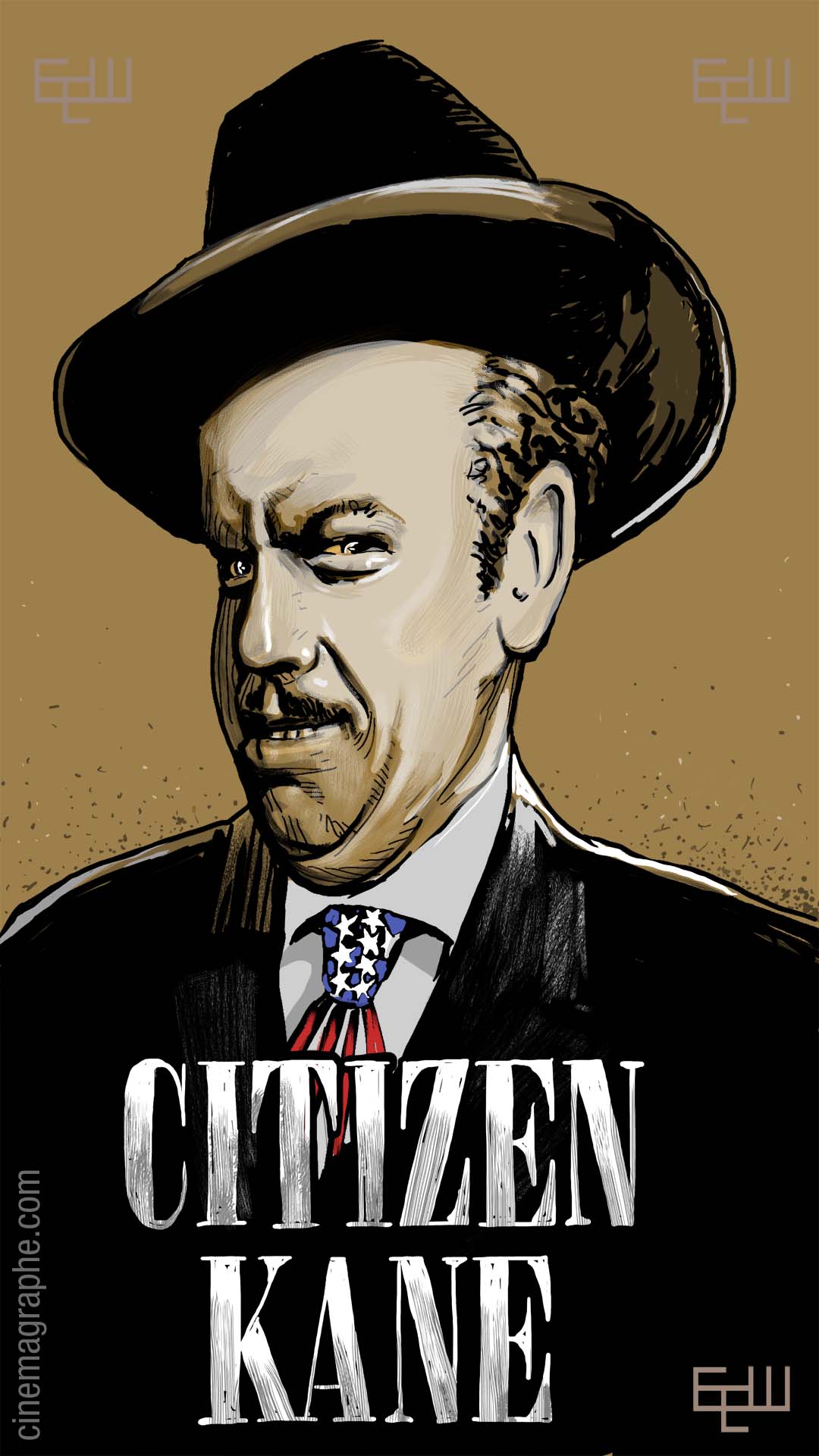Citizen Kane starring Orson Welles
