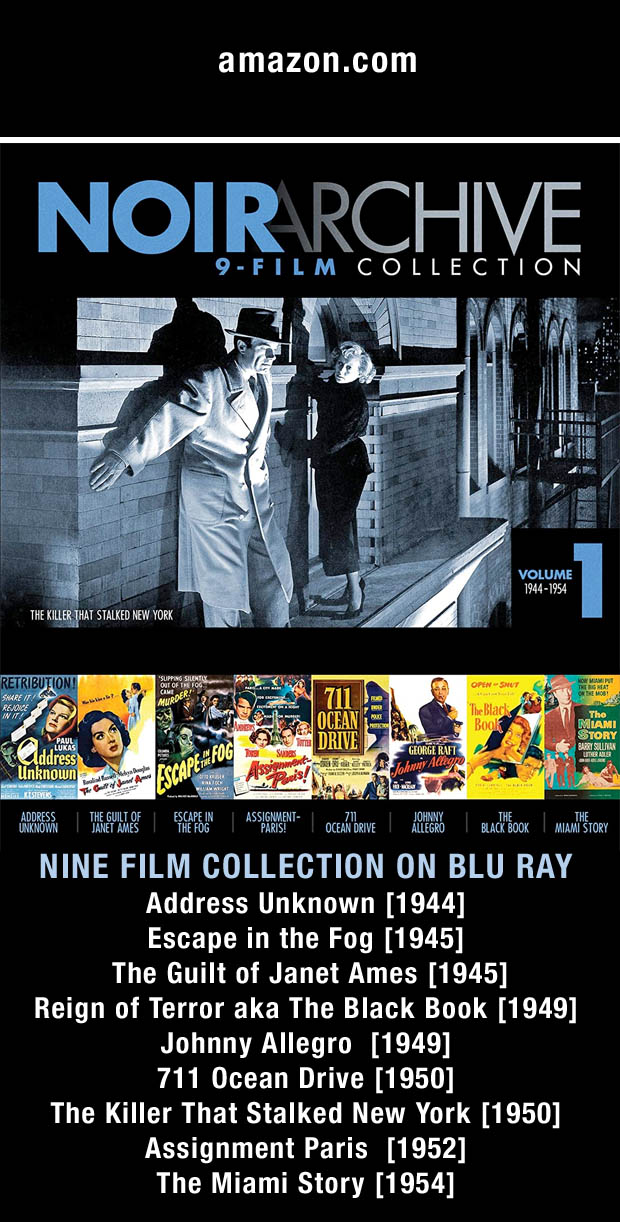 Noir Archive Volume 1 Blu Ray